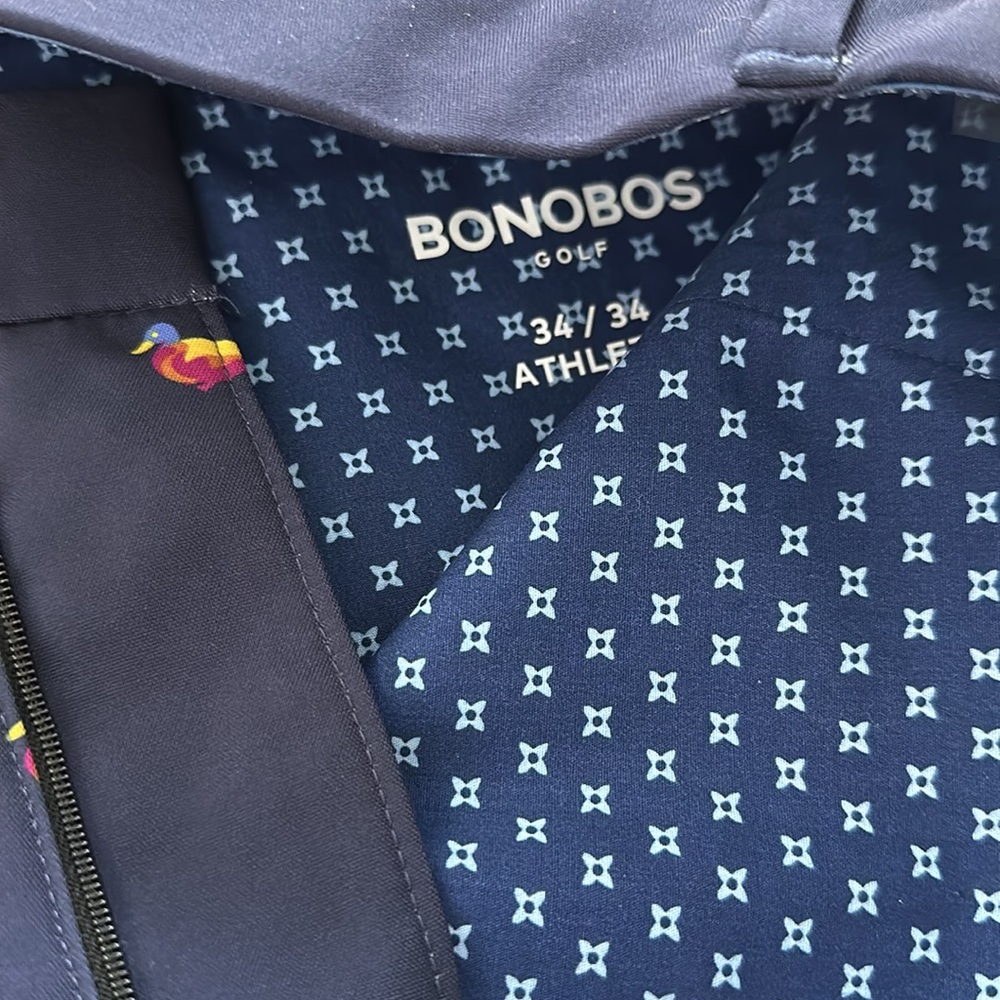 Bonobos Navy Duck Patterned Pants - Picture 3 of 5
